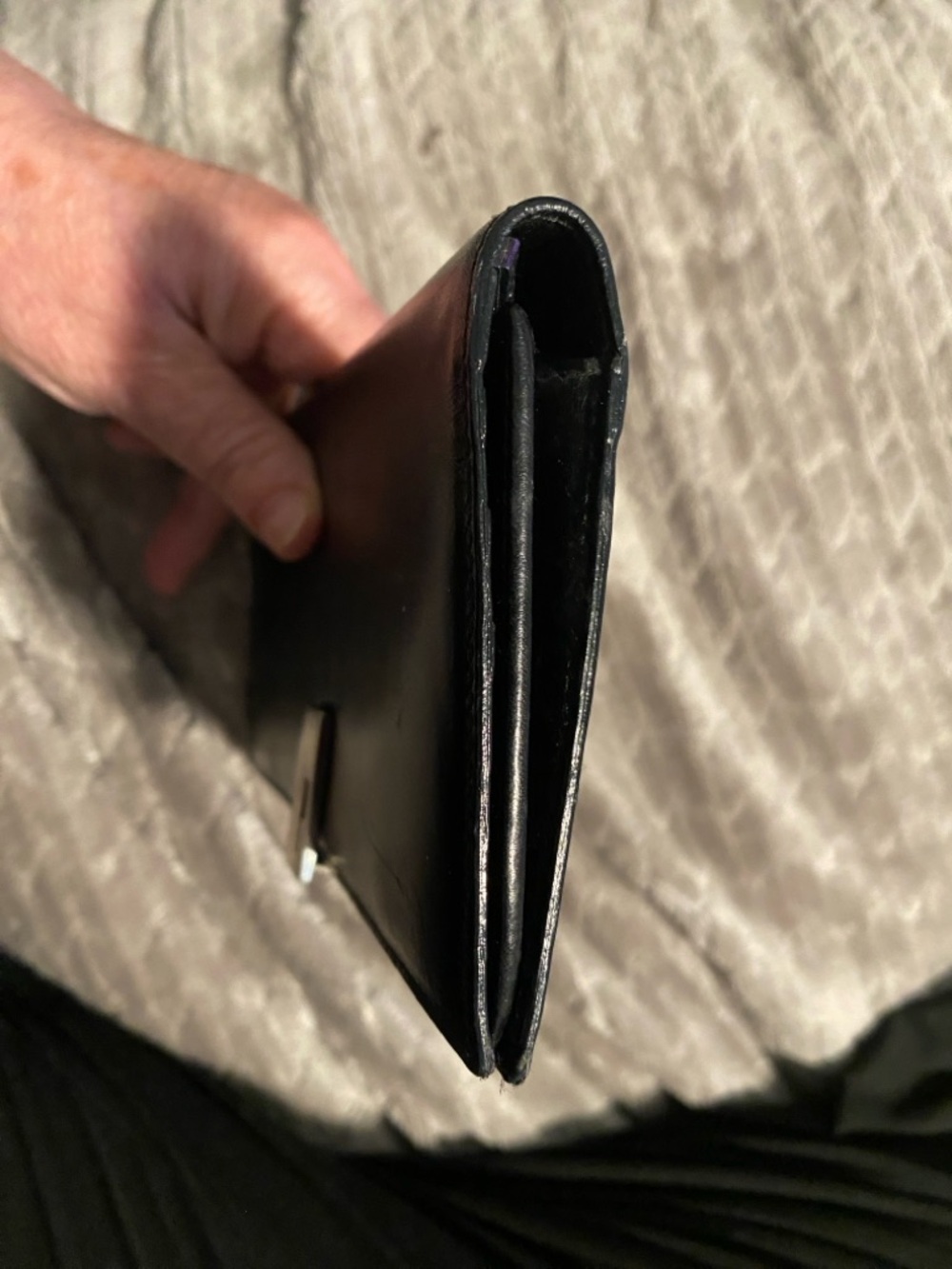 Gucci Black Leather Wallet with Silver Hardware - Picture 10 of 15